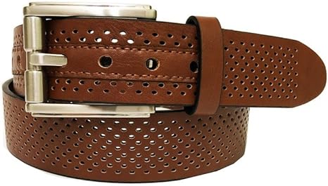 Danbury Men's Perforated Holes Solid Overlay