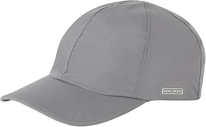 SEALSKINZ | Langham | Waterproof Unisex All Weather Running Cap Hat | Suitable for Outdoor Activities | One Size, Grey, V2