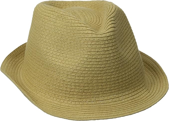 Van Heusen Men's Braided Straw Fedora