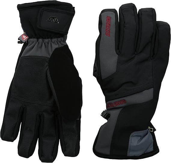 Gordini Men's Challenge XIII Waterproof Insulated Gloves, Black Gun Metal, X-Large