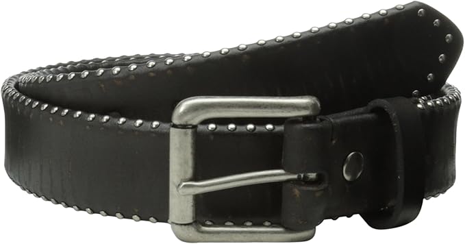 Bill Adler Men's Studded Edge Belt, Brown