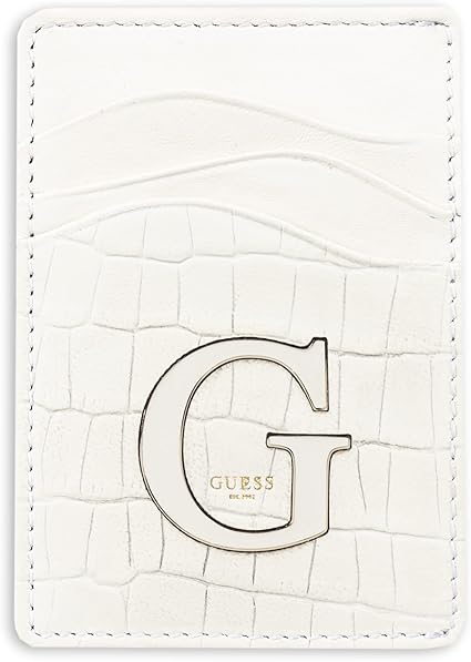 Guess Men's RFID Cardcase Wallet, Bone, One Size