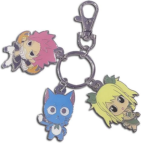 Great Eastern Entertainment Fairy Tail - S8 Sd Trio Metal Keychain