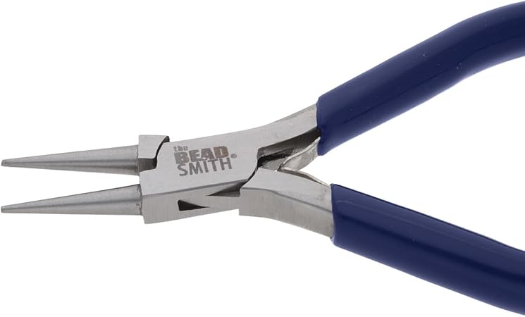 The Beadsmith Round-Nose Pliers for Bending and Looping Wires, Jewelry Making Supplies