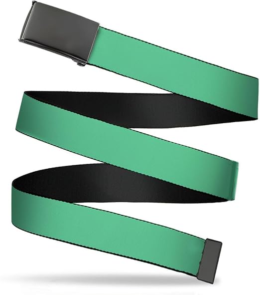 Buckle-Down Men's Web Belt Green, Multicolor, 1.5