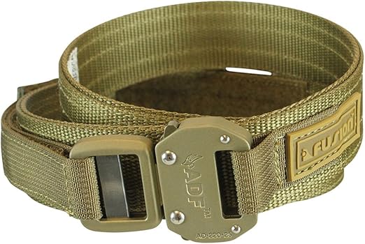 Fusion Tactical Military Police Trouser Belt Generation II Type C Coyote Brown Large 38-43