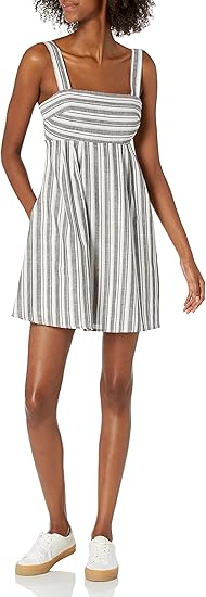 BCBGeneration Women's Flowy Mini Dress with Tie Back, Multi, X-Large