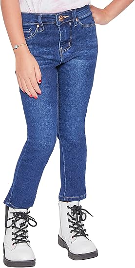 YMI Toddler Girl Adjustable Waistband Snap Button Closure Skinny Jean