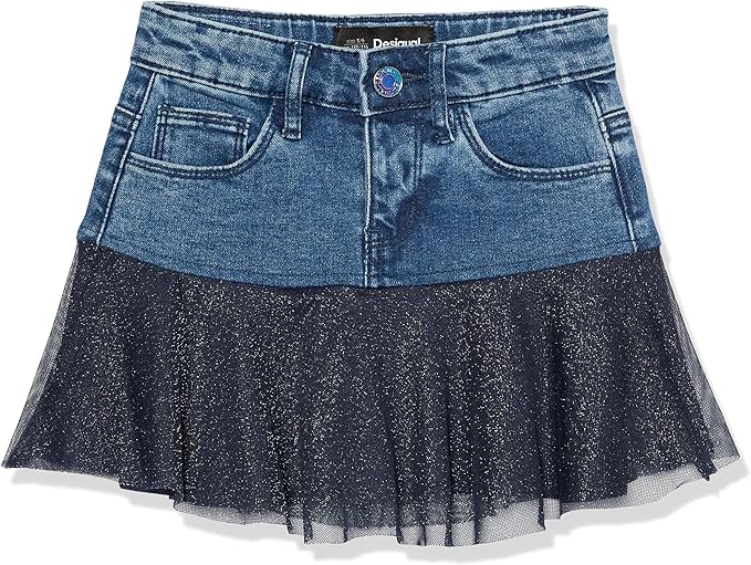 Desigual Girl Denim Skirt Short