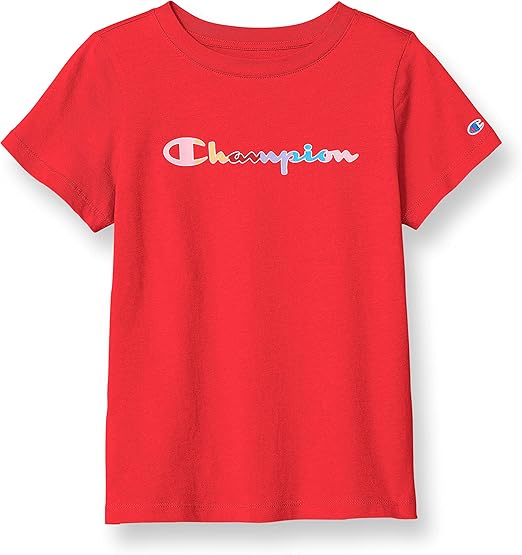 Champion Girl's T-Shirt, Kids' Tee, Cotton Tee, Multiple Graphics