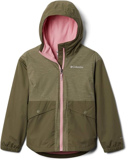 Columbia Girls' Rainy Trails Fleece Lined Jacket