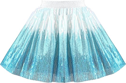 Sunny Fashion Girls Skirt Purple Mermaid Sparkly Sequin Tutu Party Ballet Dance