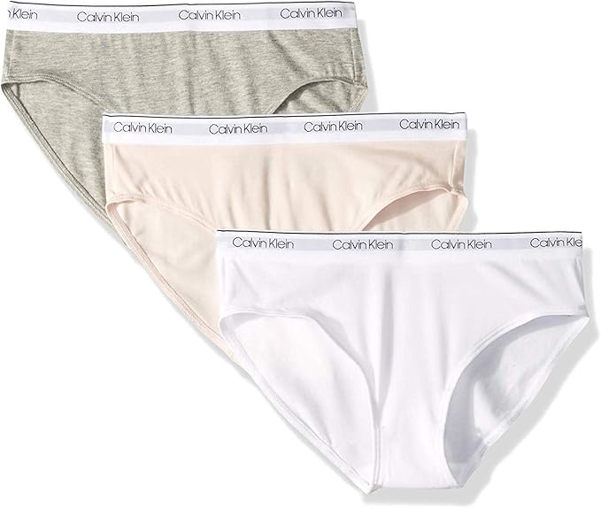 Calvin Klein Girls' Modern Cotton Bikini, Multipack