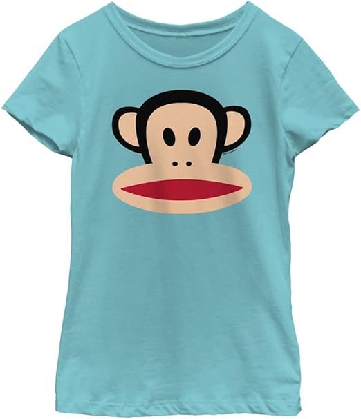 Fifth Sun Paul Frank Julius Head-4 Girls Short Sleeve Tee Shirt