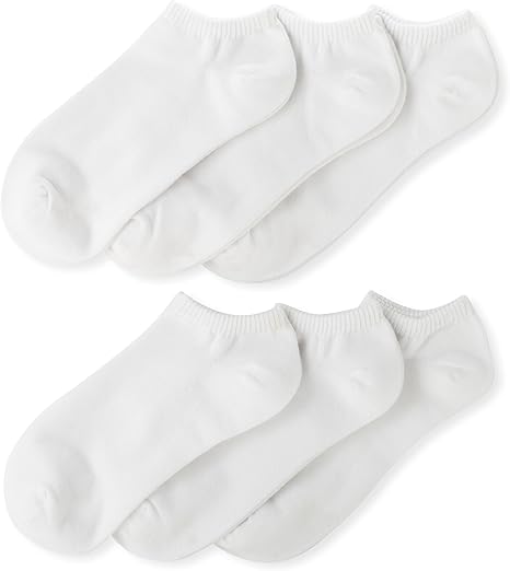 Jefferies Socks Girls 2-6X Seamless Capri Liner 6 Pair Pack