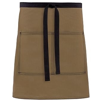 Fame CM28 Vintage Half Bistro Apron - Spice (WFA83490SP)