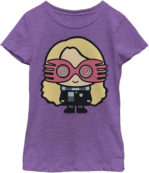 Harry Potter Chibi Luna Girl's Heather Crew Tee