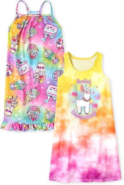 The Children's Place Girls Short Sleeve Nightgowns