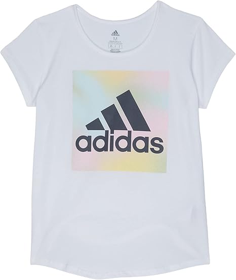 adidas Girls' Short Sleeve Graphic Tee