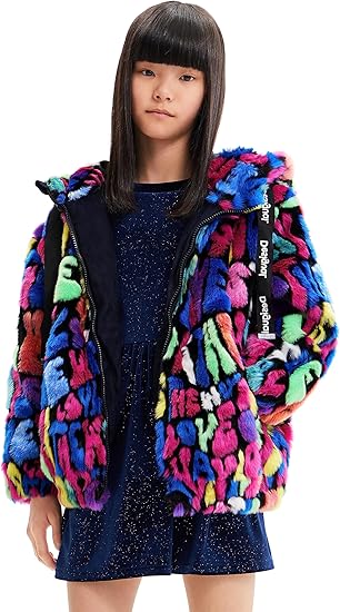 Desigual Girl Woven Overcoat