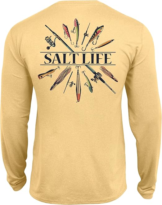 Salt Life Girls' Lure Me in Youth Long Sleeve Performance Fit Shirt