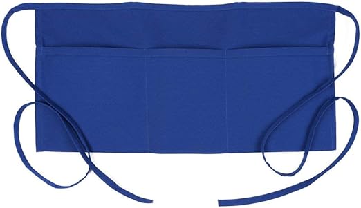 Fame Original 3 Pocket Waist Apron 18122 for Adults in Royal Blue - One Size Fits Most - Unisex (F9-83479)