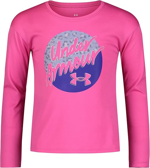 Under Armour Girls' Long Sleeve Shirt, Crewneck, Lightweight and Breathable