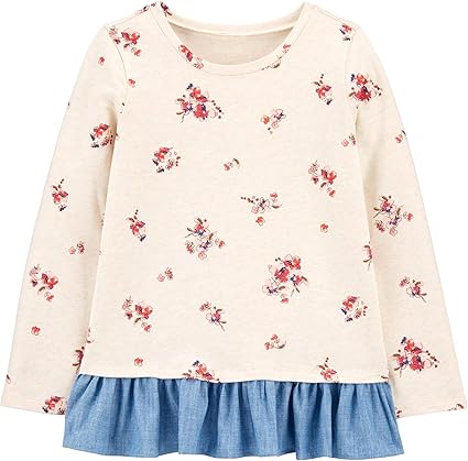 OshKosh B'Gosh Girls' Long-Sleeve Knit Top