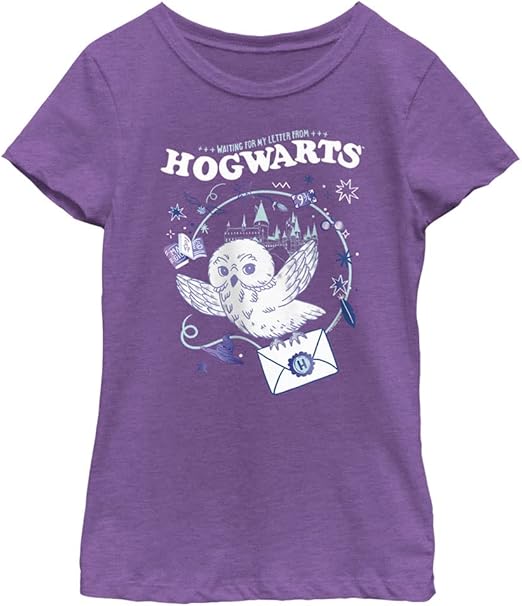 Harry Potter Girl's Hogwarts Messenger Owl T-Shirt