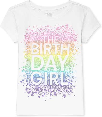 The Children's Place Girls' Birthday Graphic Tee