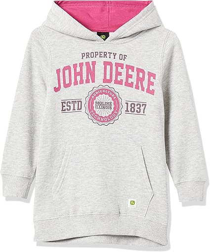 John Deere Big Girls' Fleece Hoodie