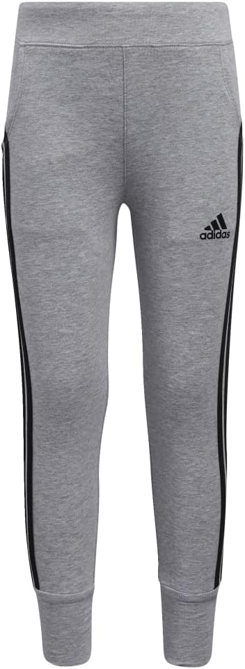 adidas Girl's 3-Stripes Cotton Joggers