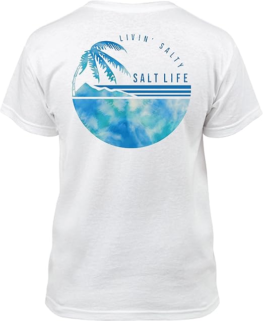 Salt Life Girls' Fade Out Youth Short Sleeve Classic Fit Shirt