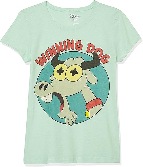 Disney Little Big City Greens Winning Dog Girls Short Sleeve Tee Shirt