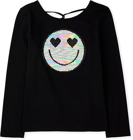 The Children's Place Big Girls' 3230 Long Sleeve Fashion Top