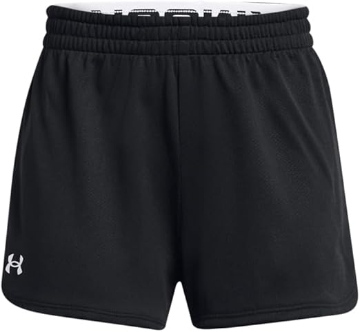 Under Armour Girls' Play Up Mesh Shorts