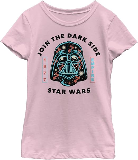 STAR WARS Space Face Girls Short Sleeve Tee Shirt