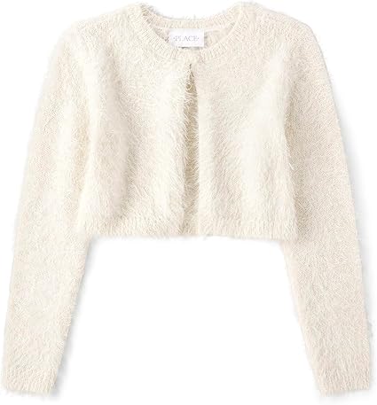 The Children's Place Girls' Long Sleeve Shrug Cardigan