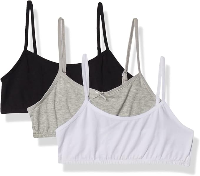 Maidenform Girl Big Girls' Crop Bra (Pack of 3)