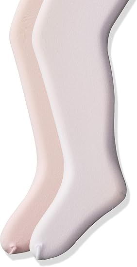 Jefferies Socks girls Smooth Microfiber Tights 2 Pair Pack