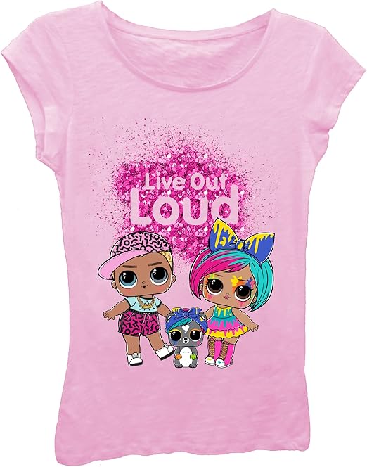 L.O.L. Surprise! Girls Girl Power Short Sleeve T-Shirt Girls 4-16