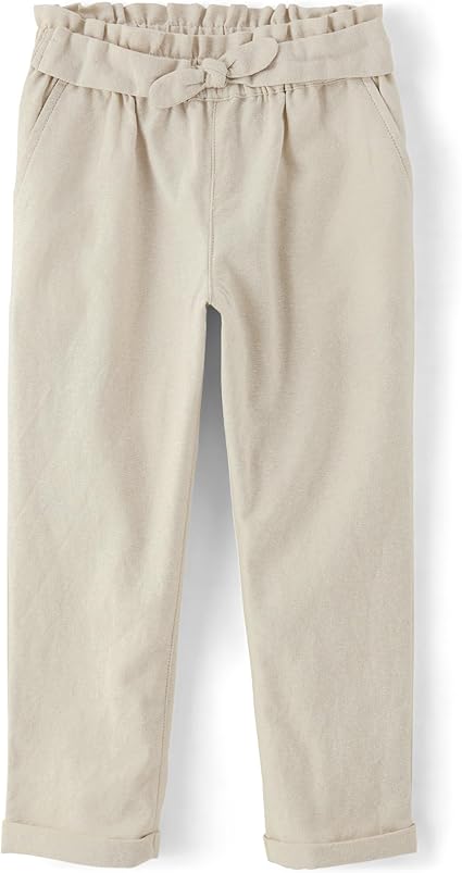 Gymboree Girls' and Toddler Pull on Linen Pants