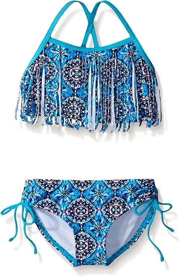 Kanu Surf Girls Kelly Beach Sport Fringe 2-Piece Bikini Swimsuit