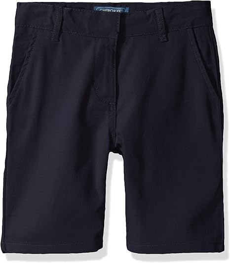 Cherokee School Uniforms Girls' Twill Short with Belt