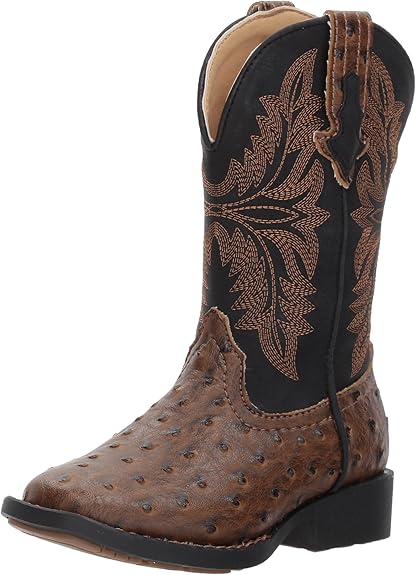 Tin Haul Unisex-Child Jed Traditional Cowboy Boots