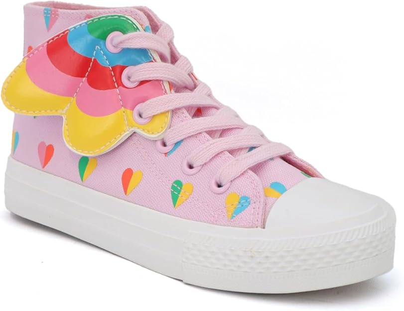 YOKI Girl's Lace Up Sneakers