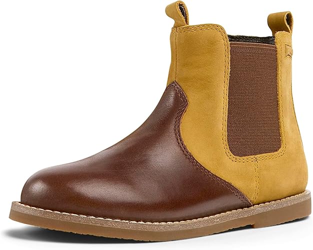 Camper Kids Girls Modern Chelsea Boot, Multi-Assorted, 11 Toddler