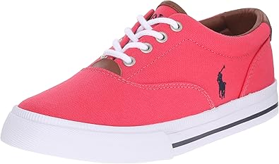 Polo Ralph Lauren Kids Vaughn II Fuchsia Canvas N Fashion Sneaker (Toddler/Little Kid/Big Kid)