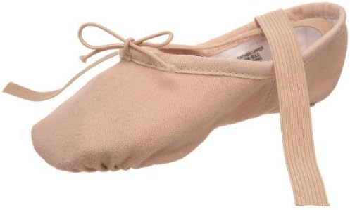 Bloch Girl's Pump Split Sole Canvas Ballet Shoe/Slipper, Pink, 1 C US Little Kid