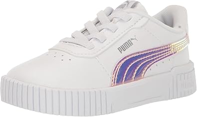 PUMA Unisex-Child Carina 2.0 Holographic Alternate Closure Sneaker